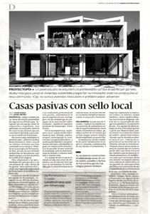 Articulo diario de Pontevedra Proyectopia